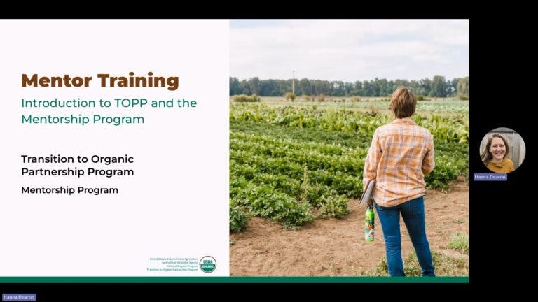 1. TOPP Mentor Training: Introduction to TOPP and the Mentorship Program