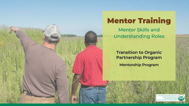 2. TOPP Mentor Training: Mentor Skills and Understanding Roles