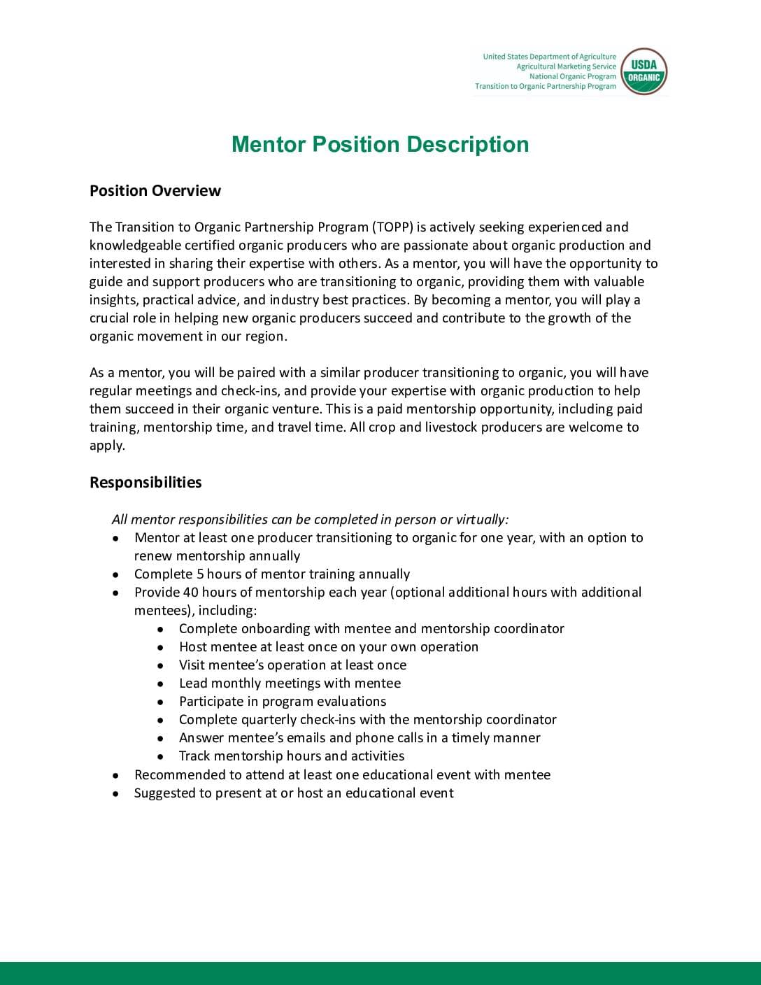 How We Support Mentors
